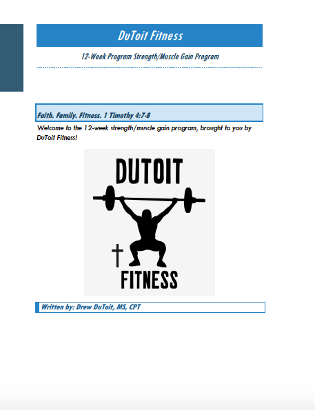 Strength/Muscle Gain 12-Week Program