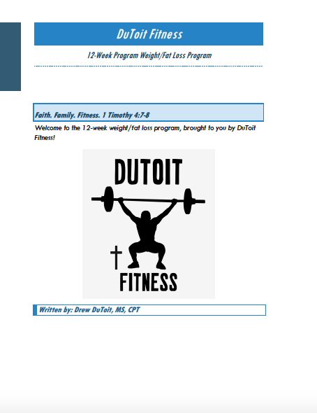 Weight/Fat Loss 12-Week Program